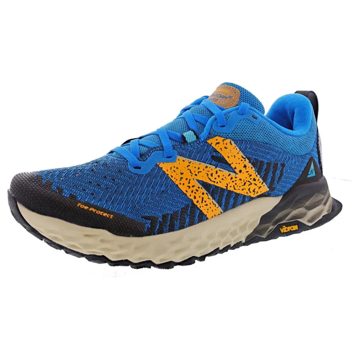 New Balance Men S Fresh Foam Hierro Mthier V6 Trail Running Shoes - LIGHT ROGUE WAVE / HABANERO