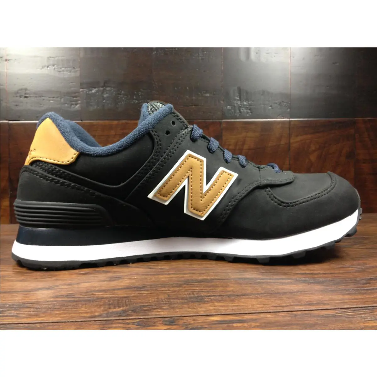 New Balance shoes - New Balance 574 - ML574SLA - Black / Wheat 1