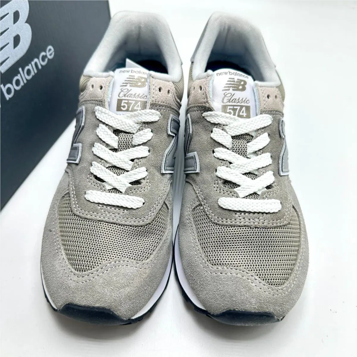 New Balance shoes - New Balance 574 - WL574EVG - Grey/White 8