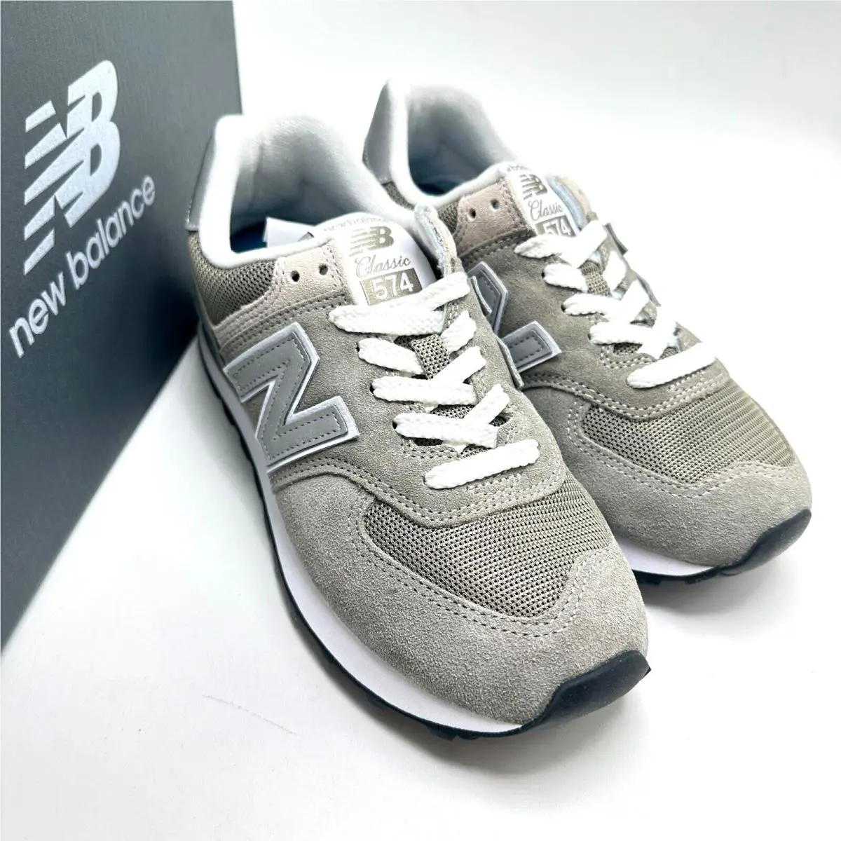 New Balance shoes - New Balance 574 - WL574EVG - Grey/White 9