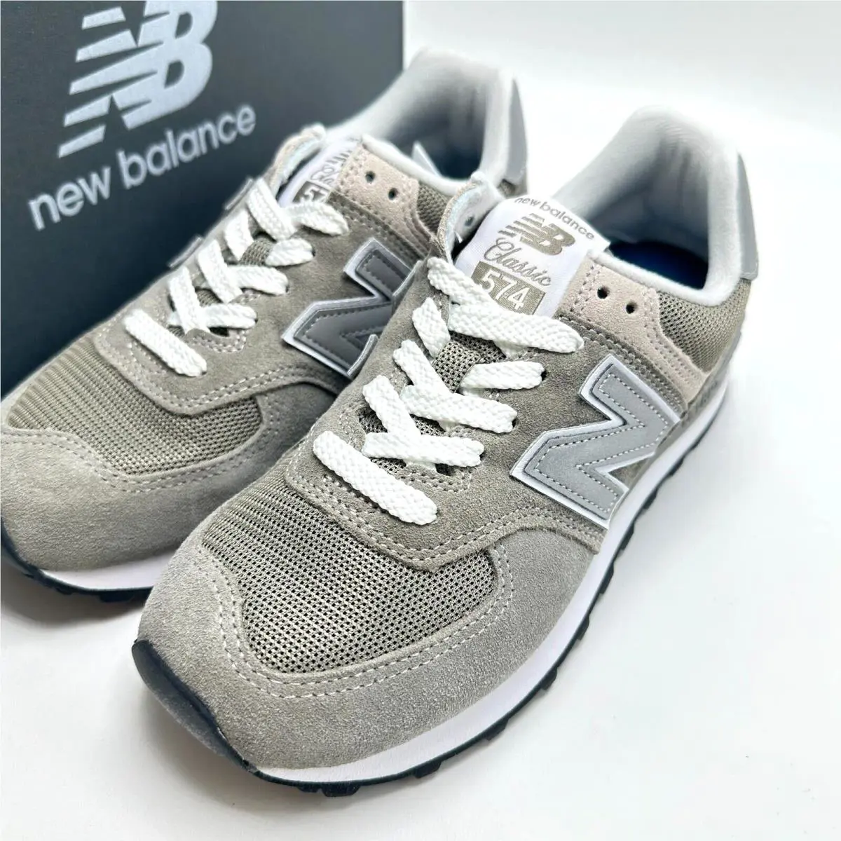 New Balance shoes - New Balance 574 - WL574EVG - Grey/White 6
