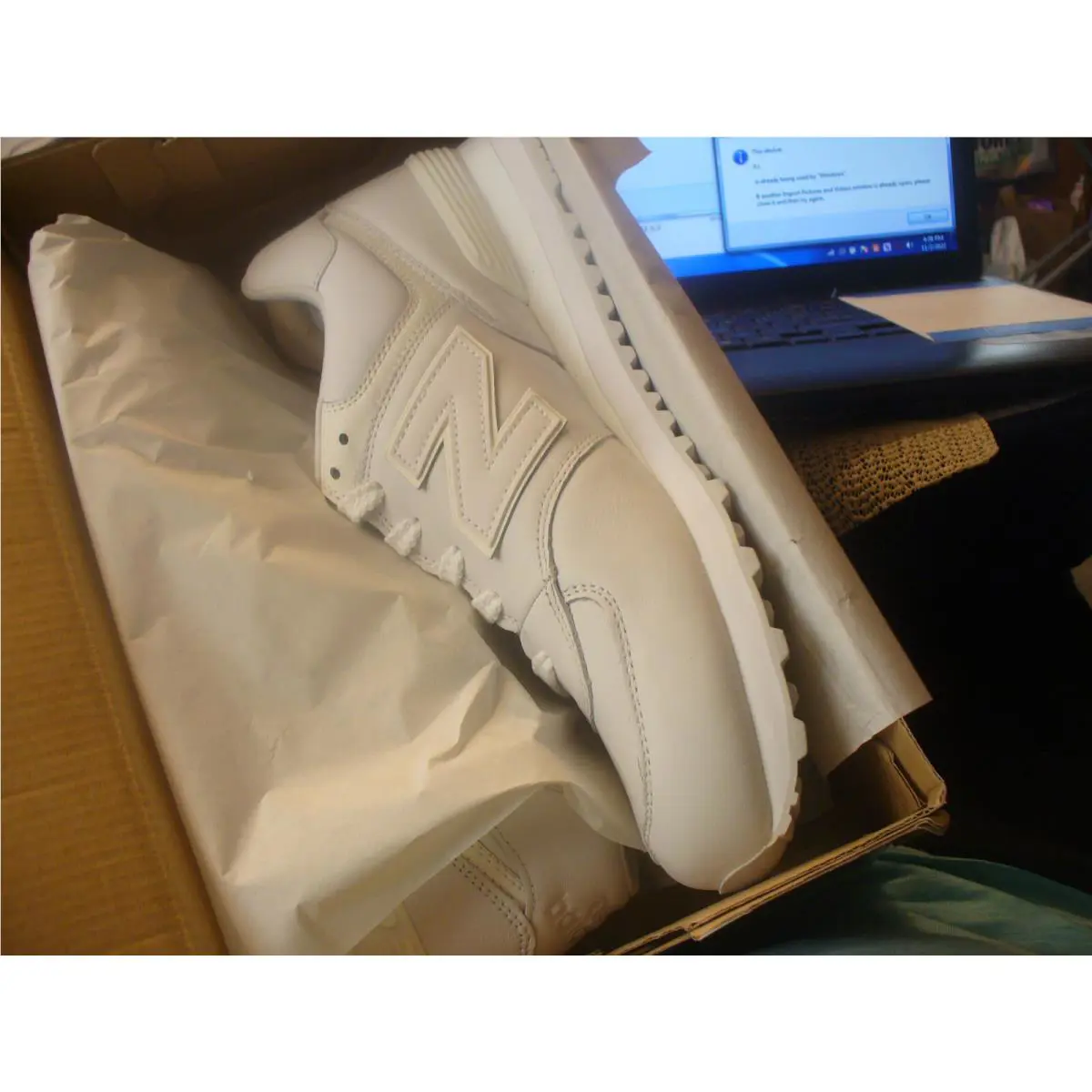 New Balance shoes - New Balance 574 - ML574 - White 5
