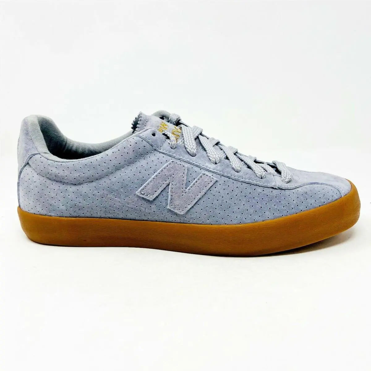 New Balance Tempus Court Suede Gray Gum Mens Size 8 Sneakers Tempusgg