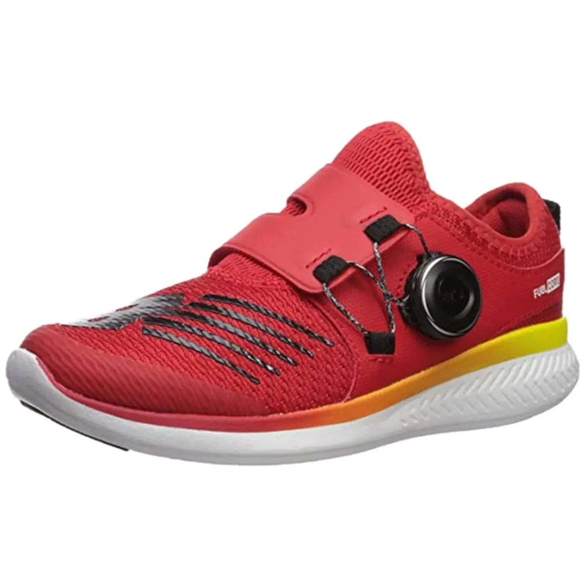New Balance Kid`s Fuelcore Reveal Boa v1 Sneaker - Red/Black/Yellow