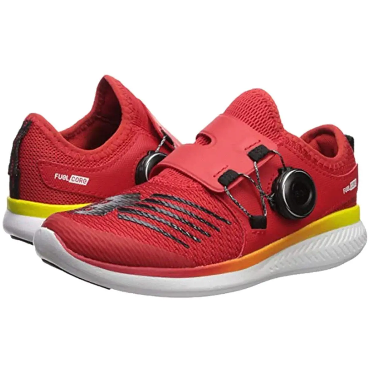 New Balance shoes - New Balance Kid `s FuelCore Reveal BOA v1 - Red/Black/Yellow 5