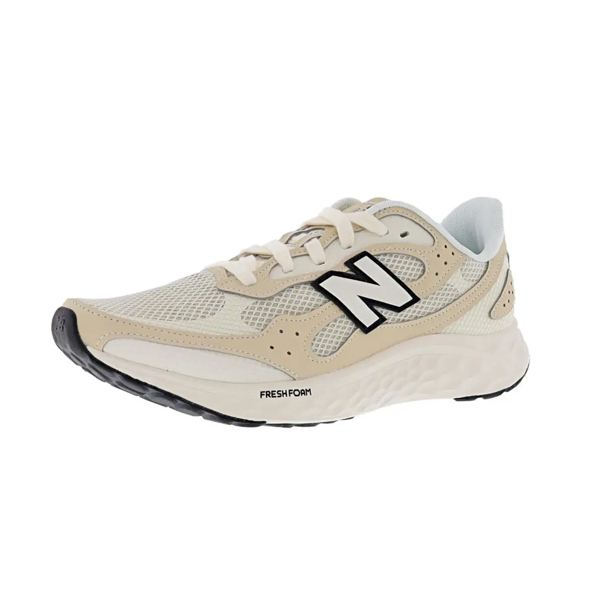New Balance Men Fresh Foam Arishi v4 Tiralux MARISTC4 Medium Width Running Shoe - ANGORA / SANDSTONE / BLACK