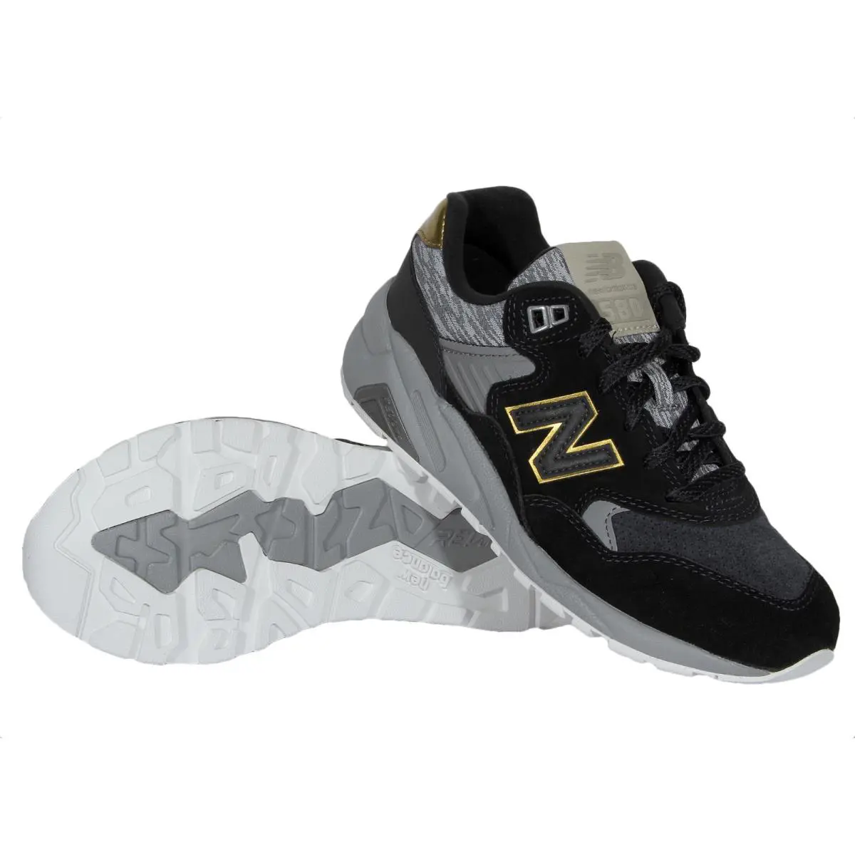 New Balance shoes - New Balance 580 - Black with Gold 0