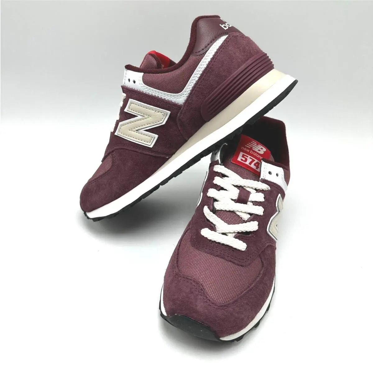 New Balance shoes - New Balance 574 - U574HMG - MAROON/GREY 8