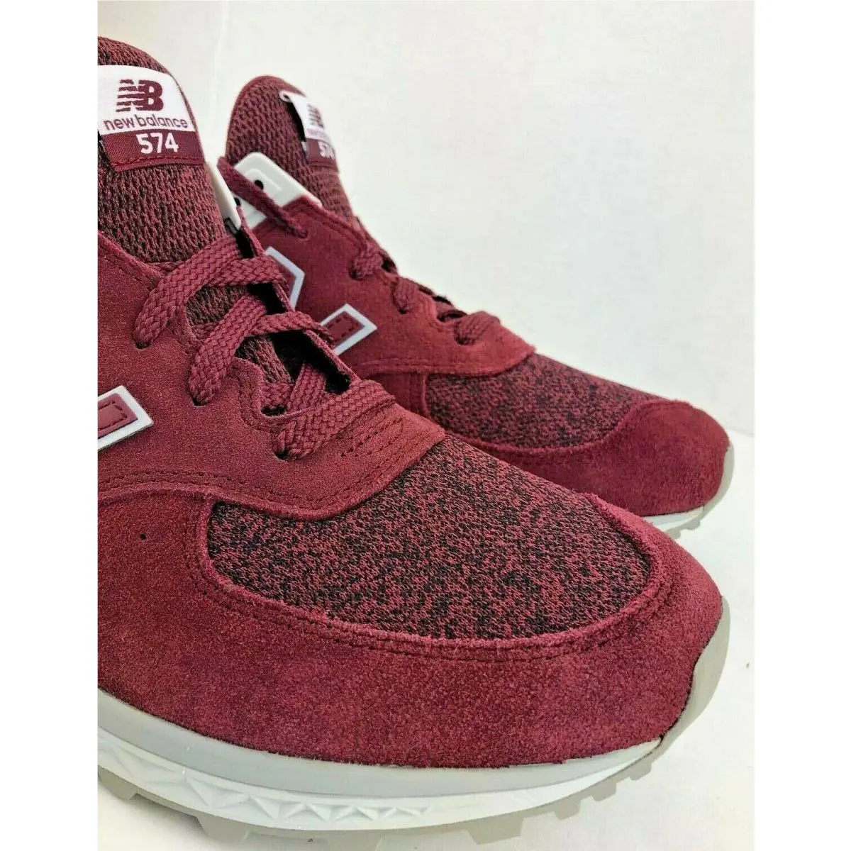 New Balance shoes - New Balance 574 - MS574CE - Red, Manufacturer: Burgundy, White 0