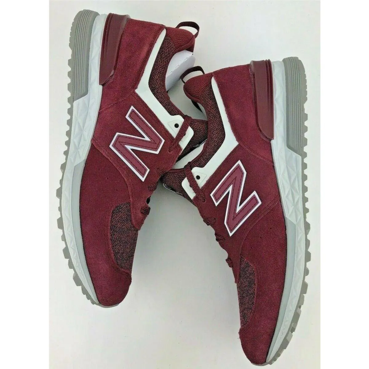 New Balance shoes - New Balance 574 - MS574CE - Red, Manufacturer: Burgundy, White 7