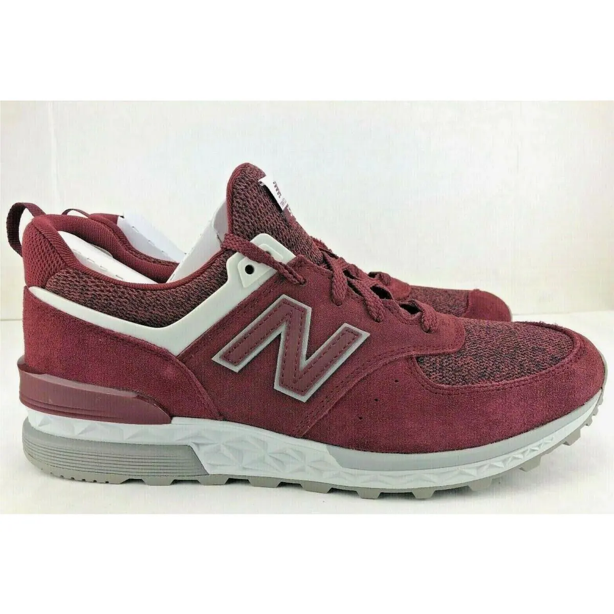 New Balance shoes - New Balance 574 - MS574CE - Red, Manufacturer: Burgundy, White 9