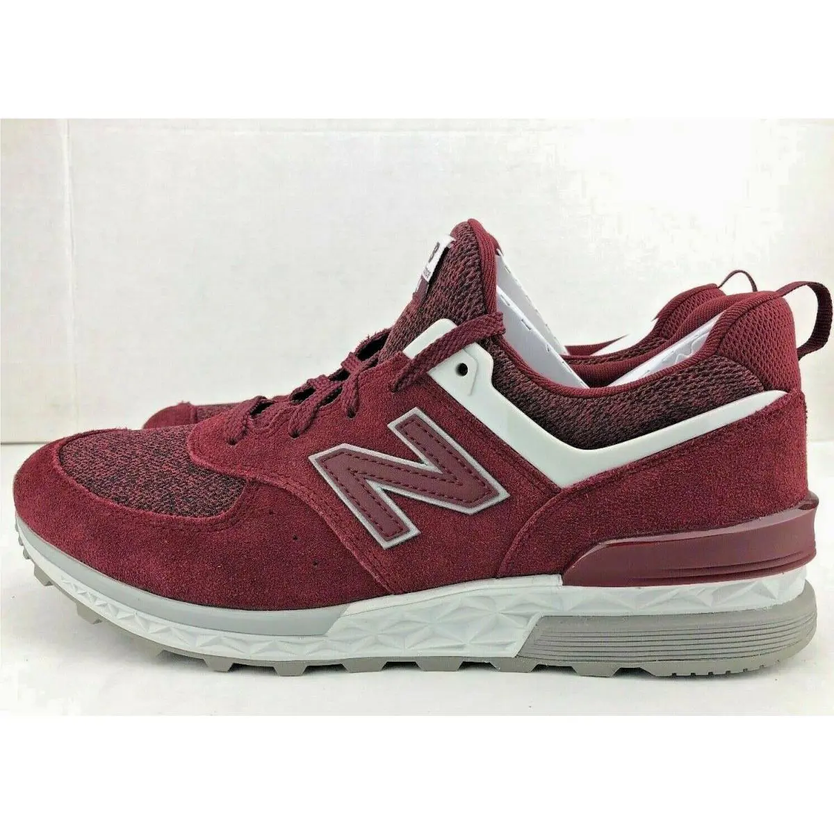 New Balance shoes - New Balance 574 - MS574CE - Red, Manufacturer: Burgundy, White 12