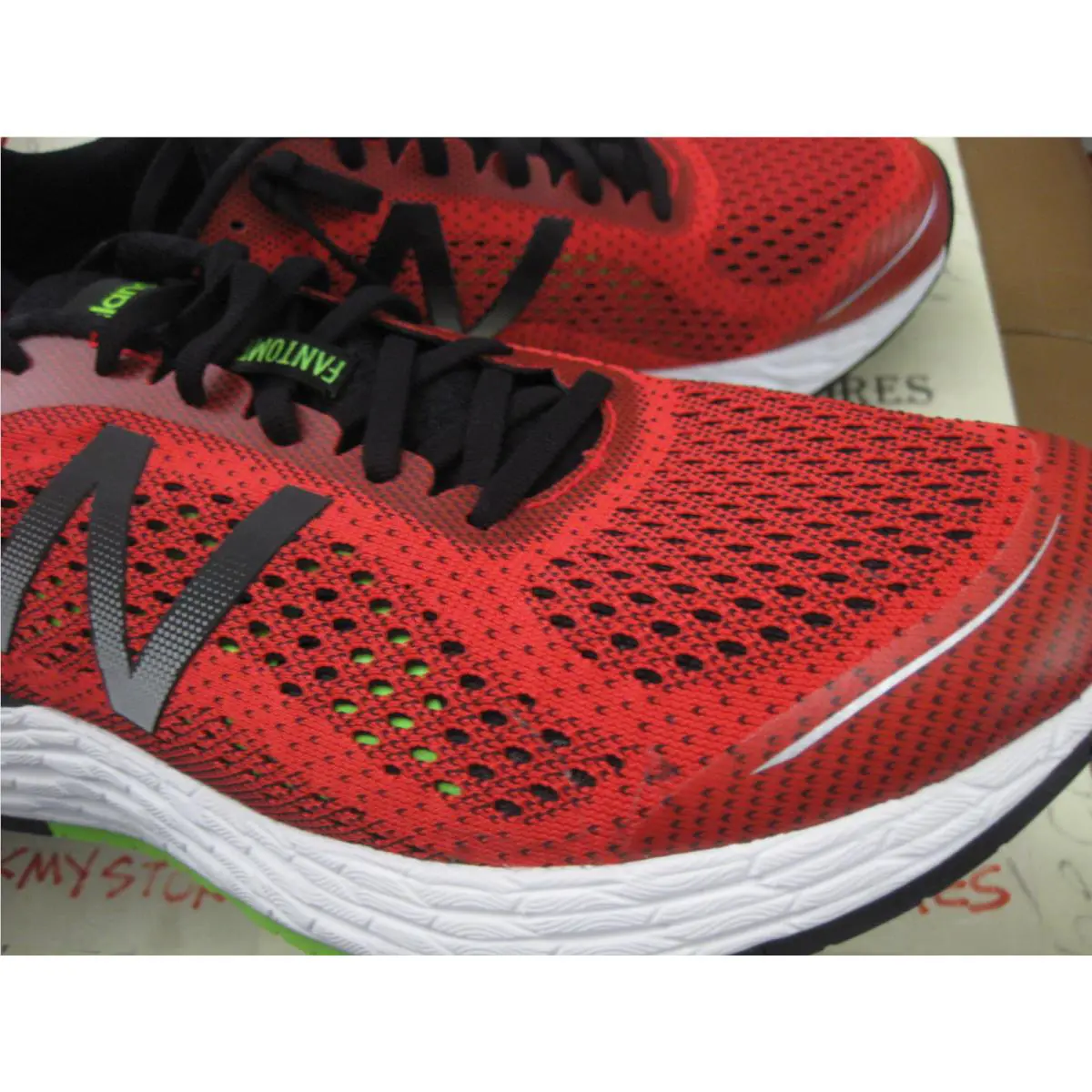 New Balance shoes - VONGO2 - PLEASE SELECT AT TOP, S:: ENERGY RED LIME MULTI 1