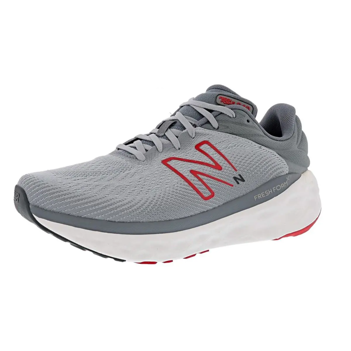 New Balance shoes - 840 v1 - M840FLS - ALUMINUM GREY / TRUE RED 4