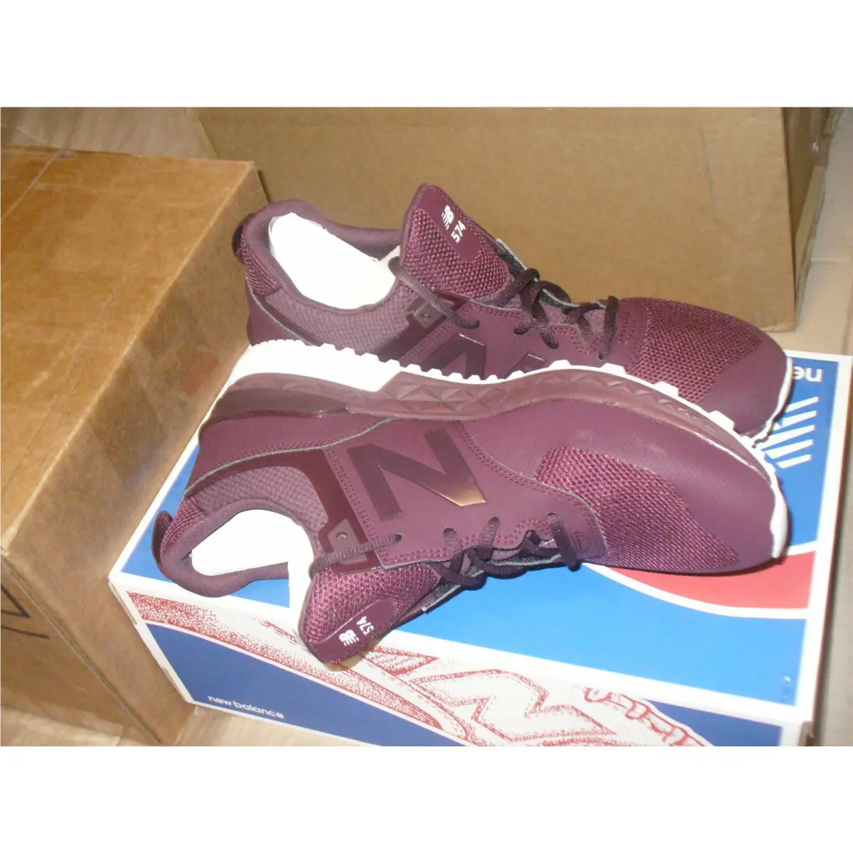 New Balance shoes - New Balance 574 - MS574SBG - Maroon 2