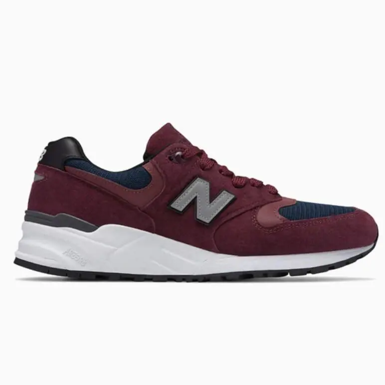 New Balance Men`s NB M999JTA Classics Traditionnels Sneaker Burgundy - Red