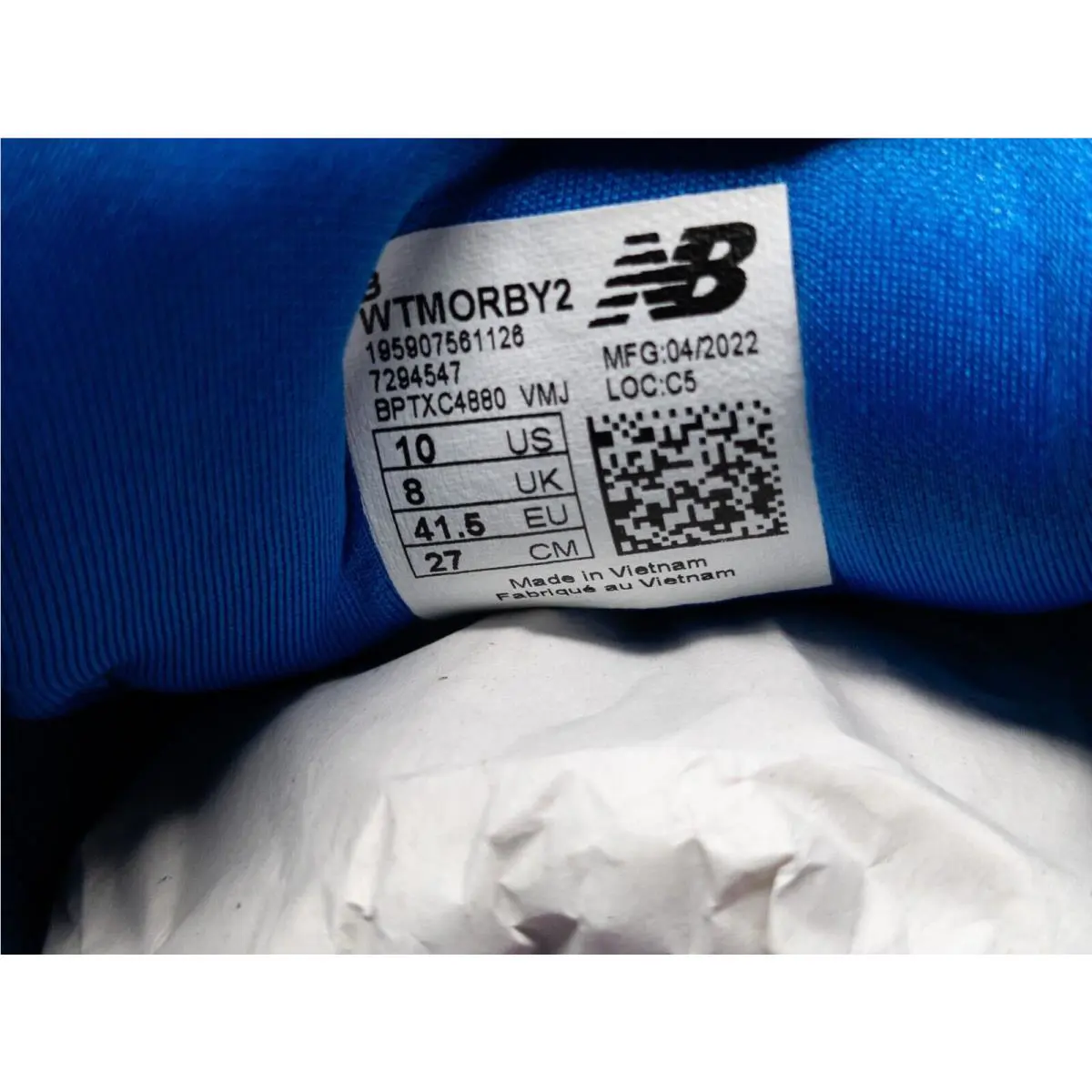 New Balance shoes - Fresh Foam More - Fresh Foam More - WTMORBY2 - Blue 5