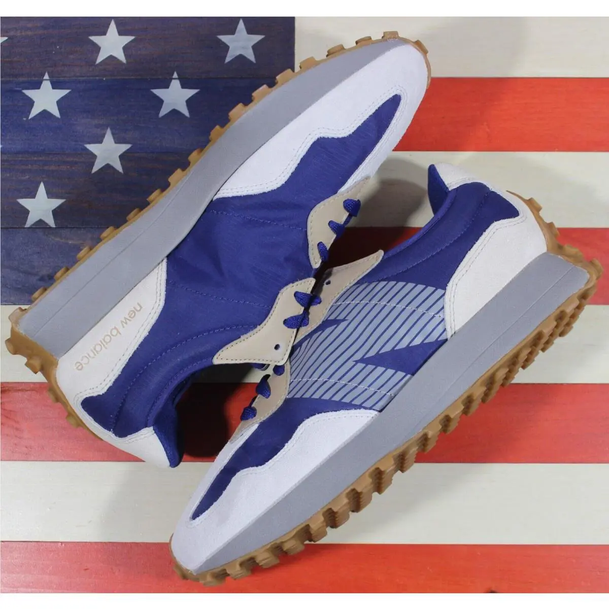 New Balance shoes - New Balance 327 - MS327CA - Blue, Manufacturer: Blue-Surf/Beige/White/Gum 17