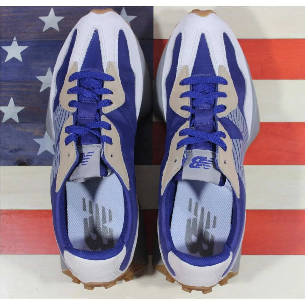 New Balance shoes - New Balance 327 - MS327CA - Blue, Manufacturer: Blue-Surf/Beige/White/Gum 21