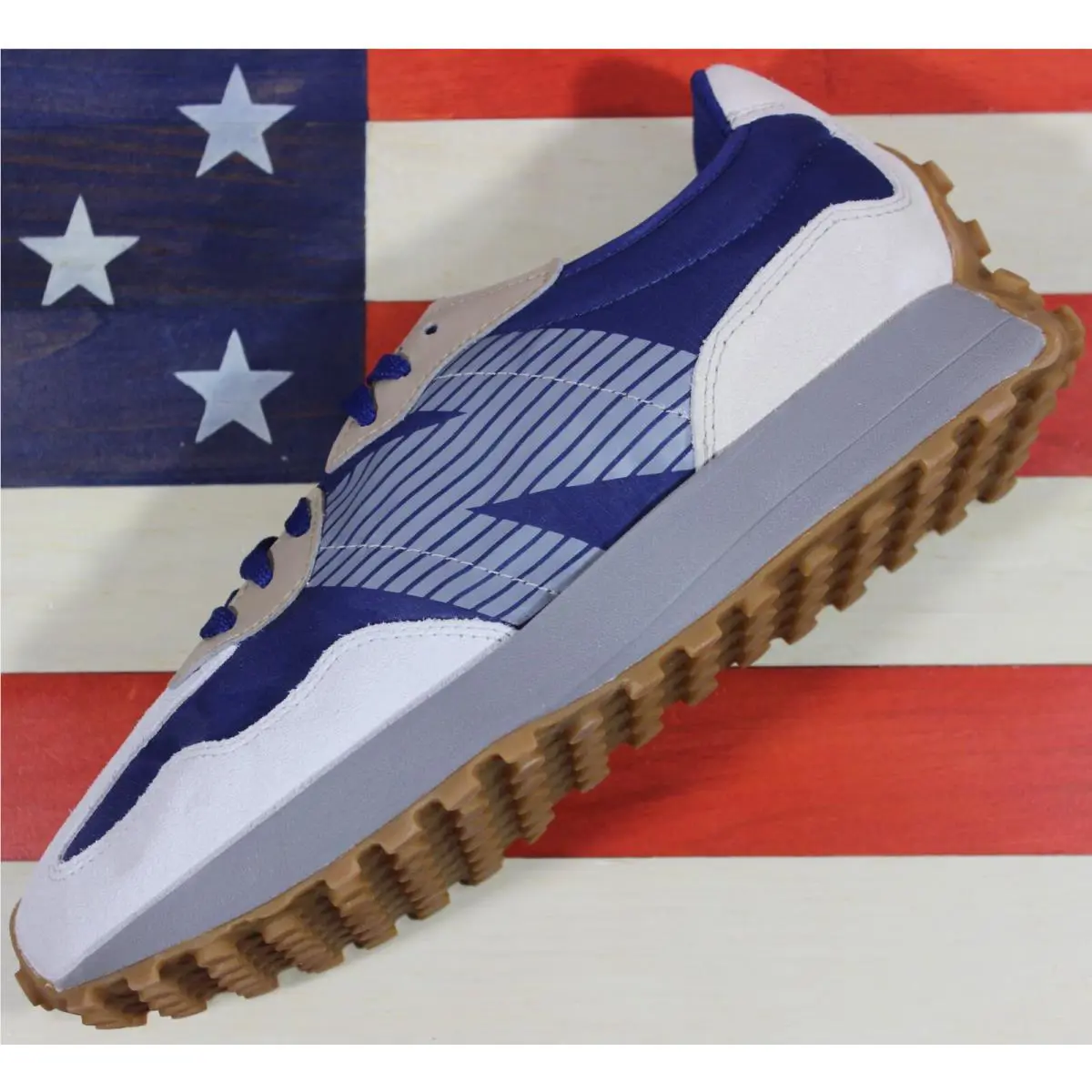 New Balance shoes - New Balance 327 - MS327CA - Blue, Manufacturer: Blue-Surf/Beige/White/Gum 0