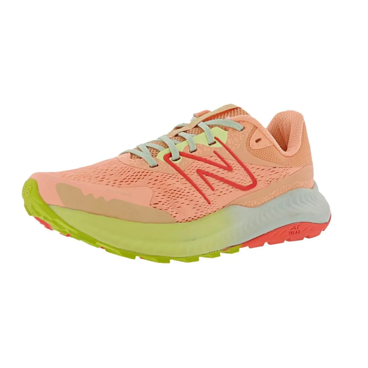 New Balance Women`s Dynasoft Nitrel V5 WTNTRRP5 Wide Width Trail Running Shoes - GUAVA ICE / HAZY PEACH / LIMELIGHT
