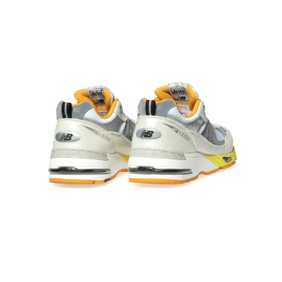 New Balance shoes - New Balance 991 - W991ARI - Pearl White / Orange/SILVER 2