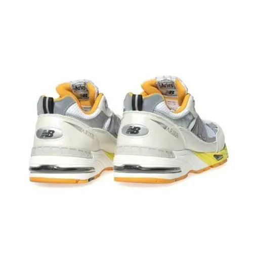 New Balance shoes - New Balance 991 - W991ARI - Pearl White / Orange/SILVER 5