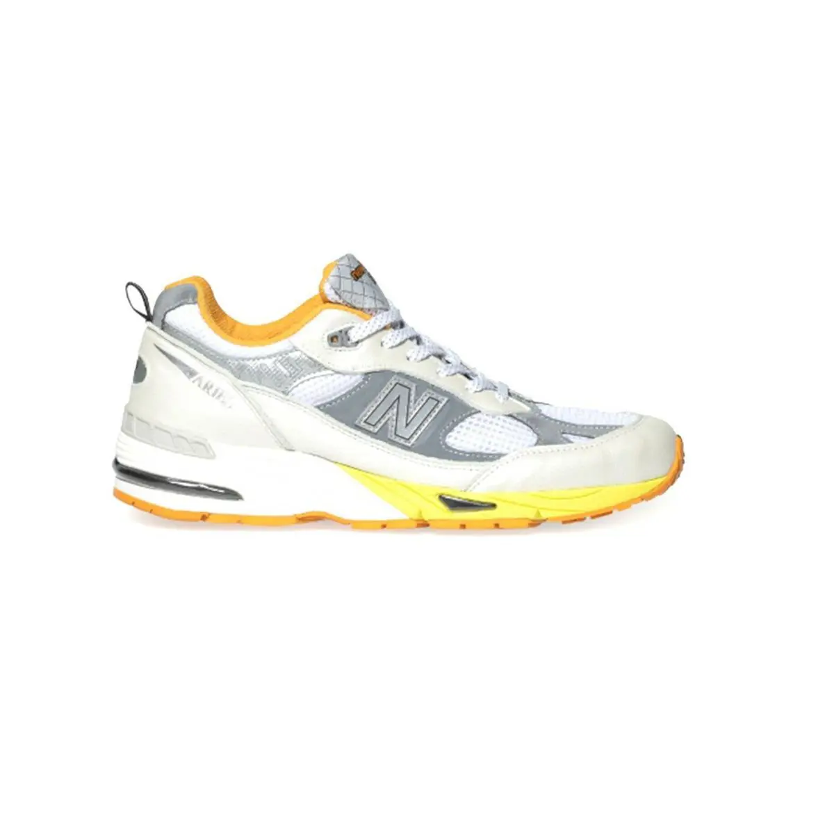 New Balance shoes - New Balance 991 - W991ARI - Pearl White / Orange/SILVER 7