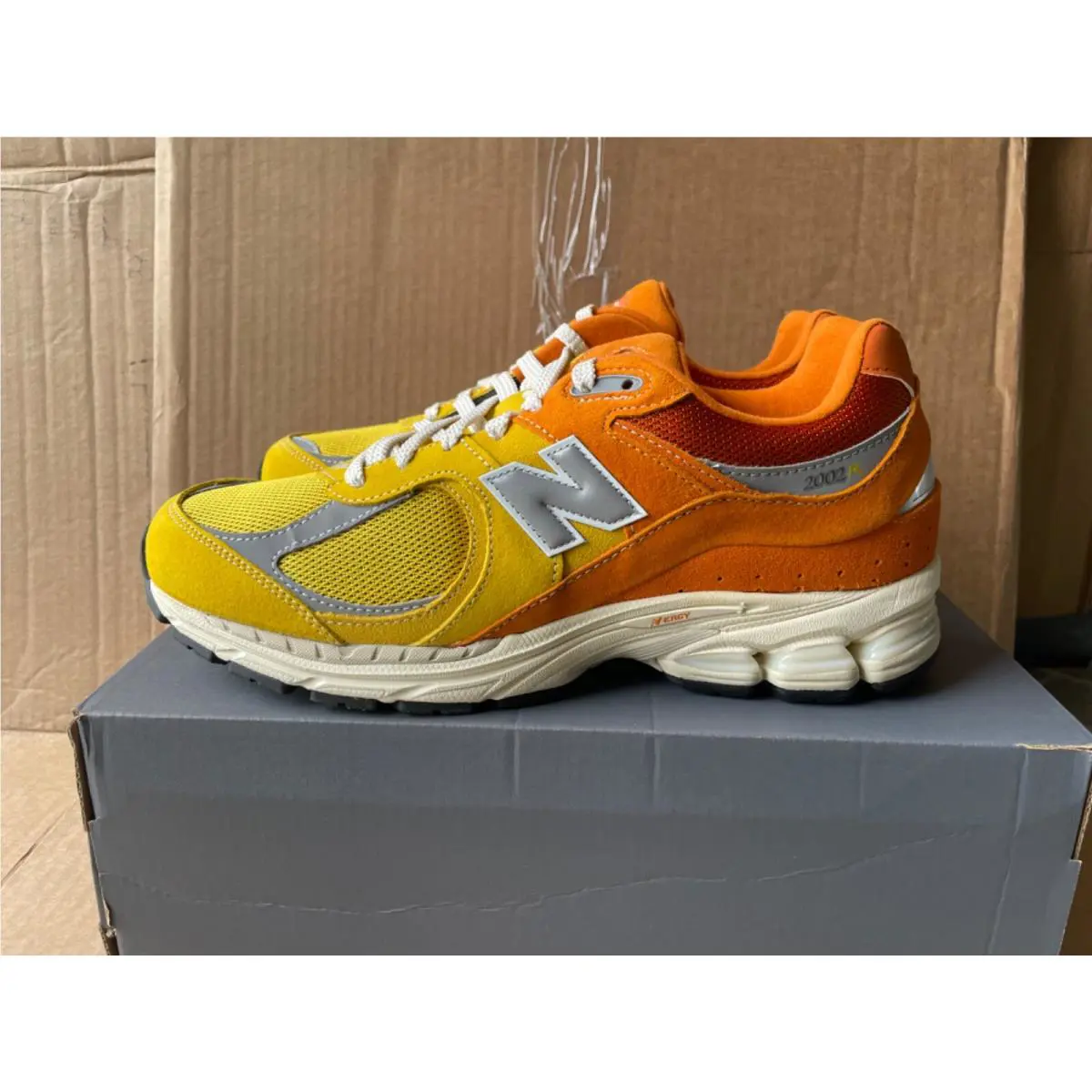 New Balance shoes - NEW BLANCE 2002R - NEW BLANCE - M2002-RPA - YELLOW/ORANGE, Manufacturer: atlantic blue/sepia/heritage blue 1