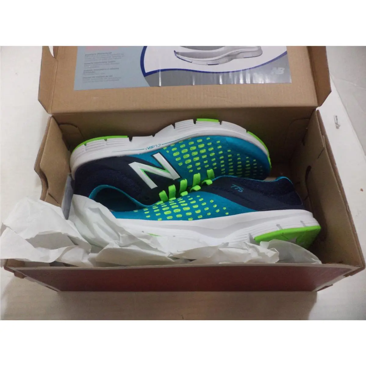 New Balance shoes - New Balance 510 - 8456765-012 - Green, Navy Blue & White 4