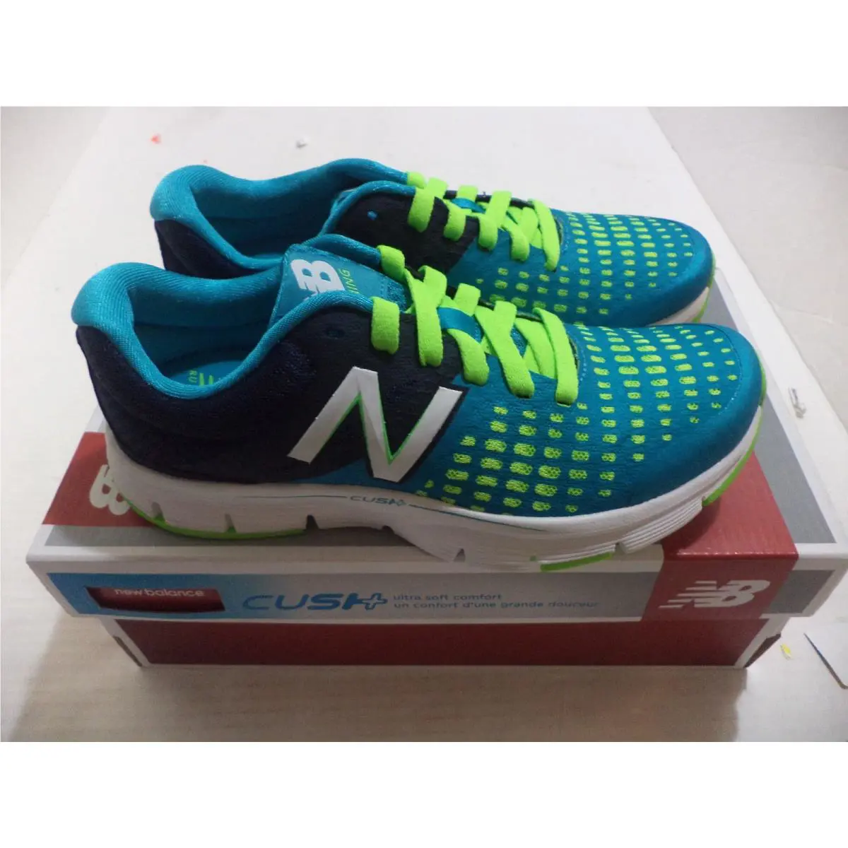 New Balance shoes - New Balance 510 - 8456765-012 - Green, Navy Blue & White 7