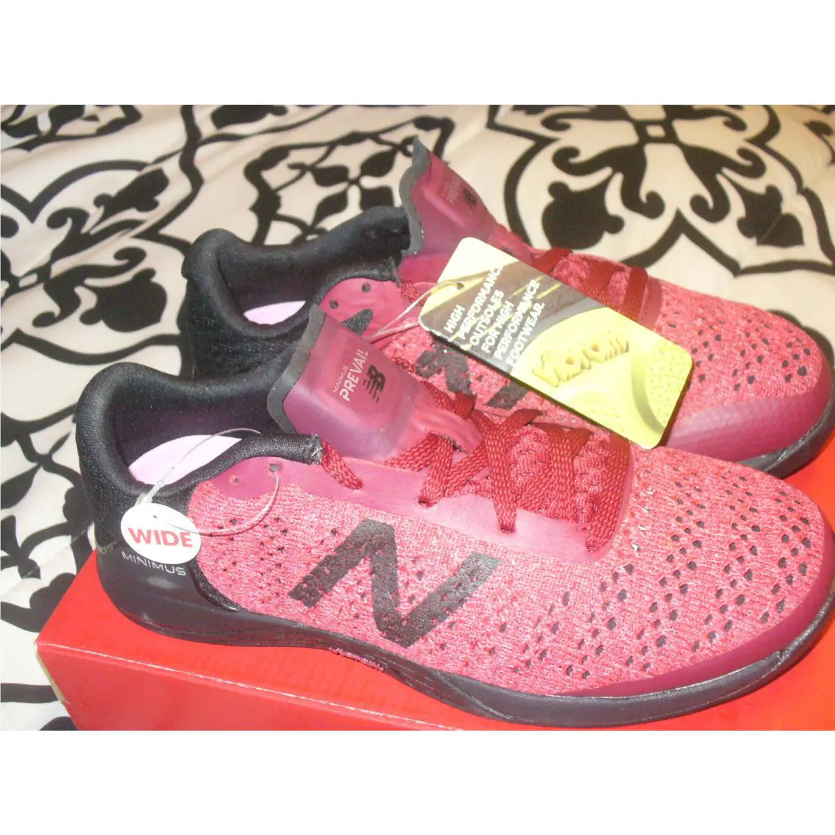 New Balance shoes - PREVAIL MINIMUS - PREVAIL MINIMUS - NBW48695782003 - DEEP RED/BLACK 2