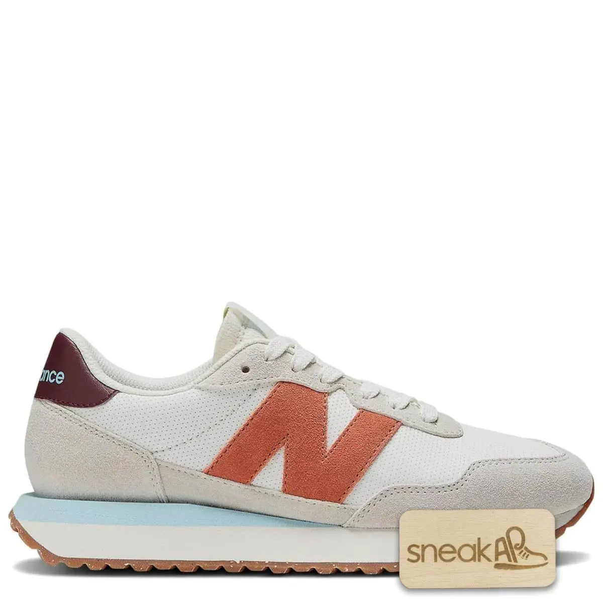 New Balance shoes - White/Ghost Pepper 3