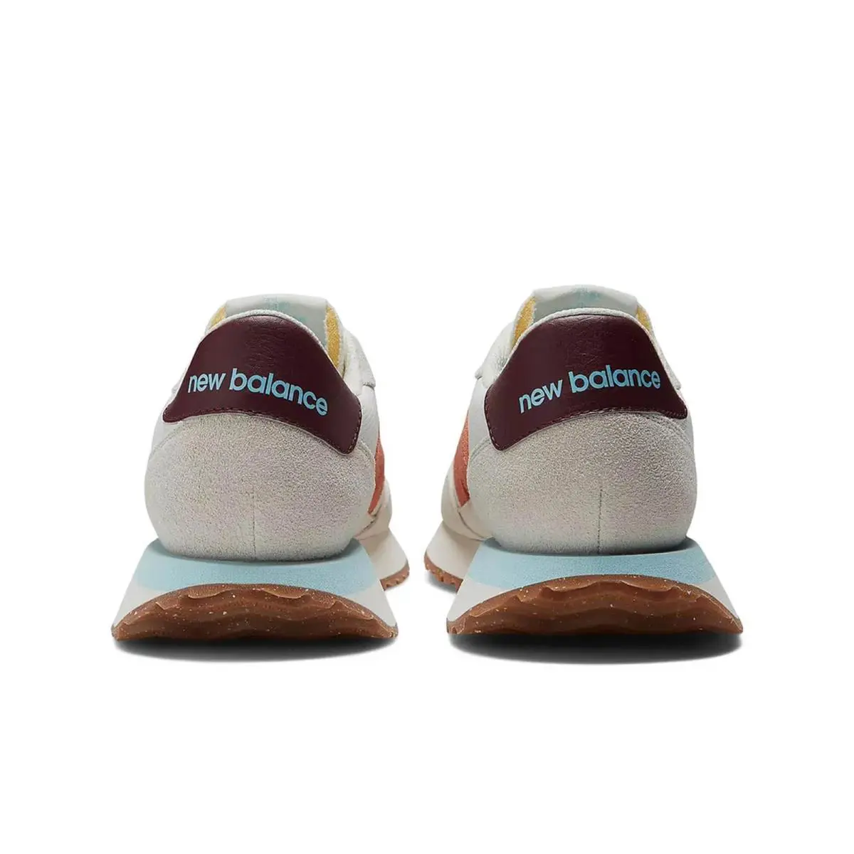 New Balance shoes - White/Ghost Pepper 5