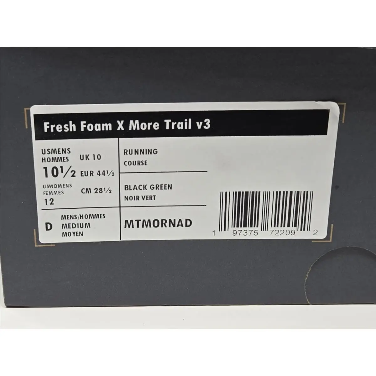 New Balance shoes - New Balance Fresh Foam More Trail v3 - MTMORNAD - Black 19