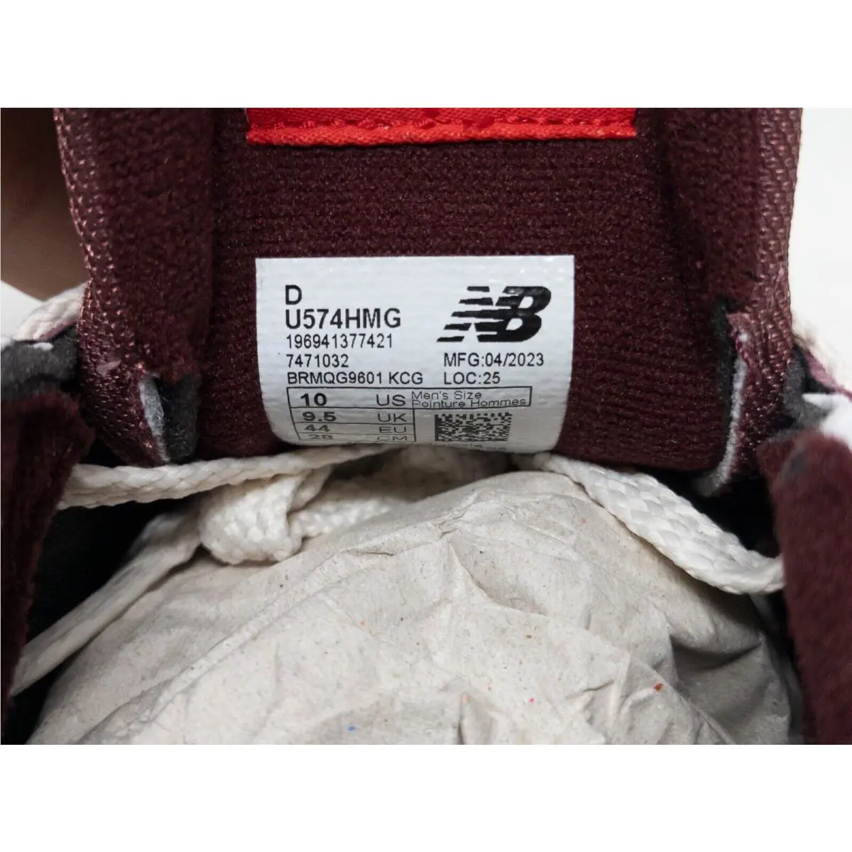 New Balance shoes - New Balance 574 - U574HMG - Red 3