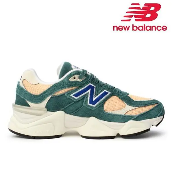 New Balance shoes - NEW BALANCE 9060 - NEW SPRUCE / PEACH BLOSSOM 4