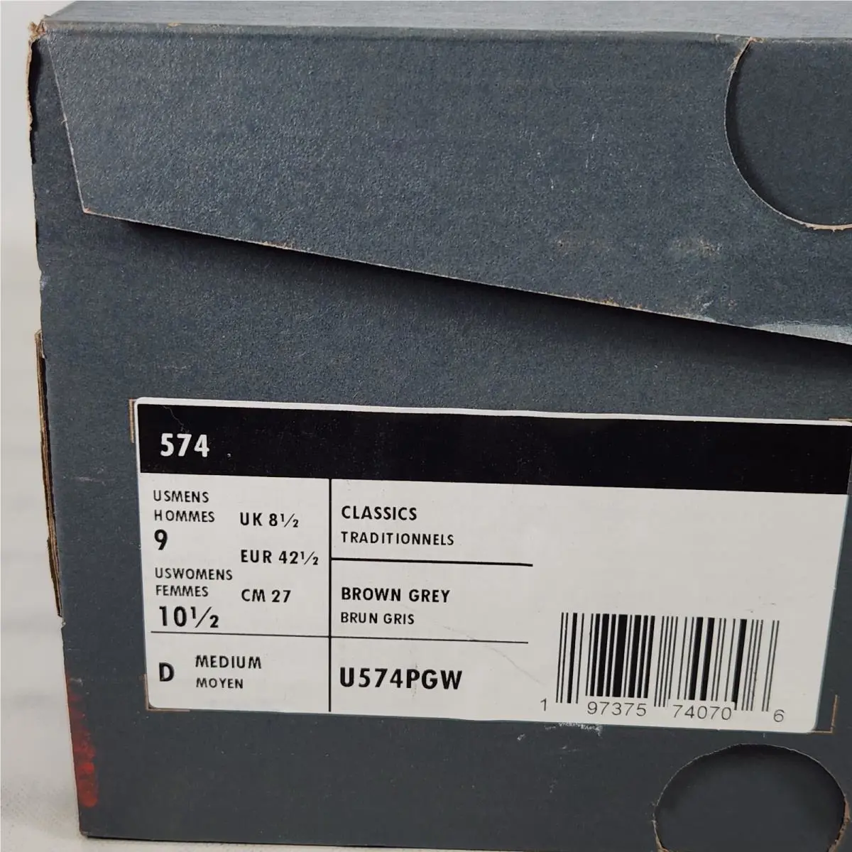 New Balance shoes - New Balance 574 - U574PGW - Brown 6