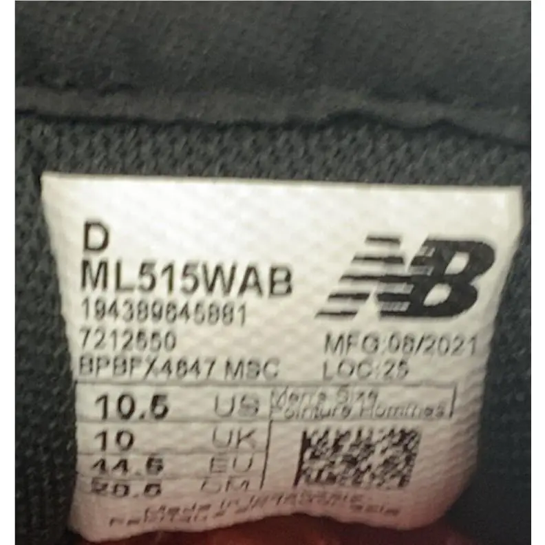 New Balance shoes - New Balance 515 - ML515WAB - Black (UPC: 0194389645874) 7