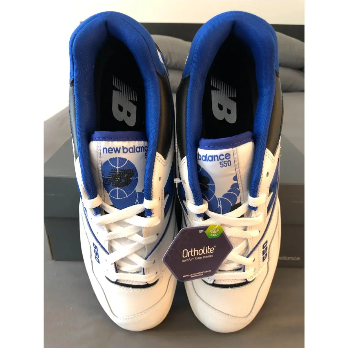 New Balance shoes - New Balance 550 - BB550SN1 - White/Blue (UPC: 195907160268) 7