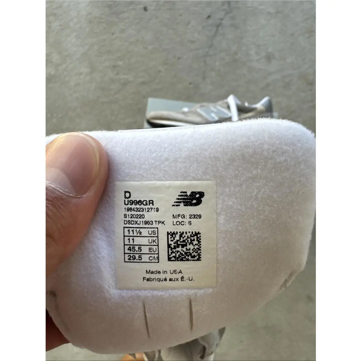 New Balance shoes - New Balance 996 - U996GR - Gray (UPC: 196432312597) 4
