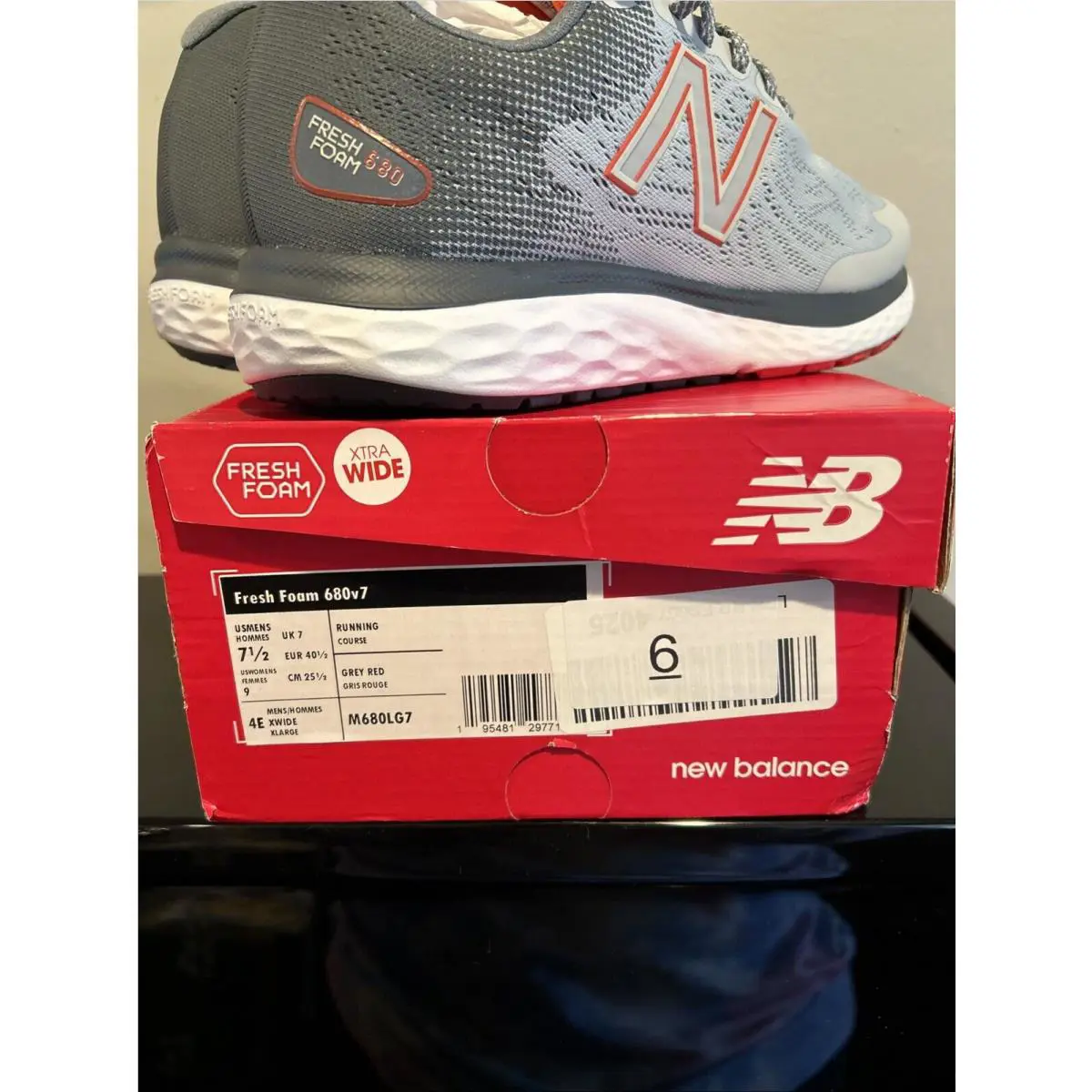 New Balance shoes - Fresh Foam 680 V7 - Fresh Foam - M680LG7 - Gray 4