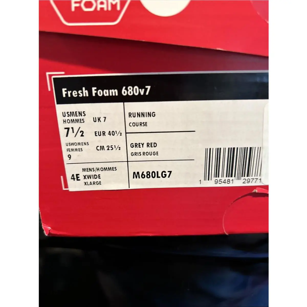 New Balance shoes - Fresh Foam 680 V7 - Fresh Foam - M680LG7 - Gray 6