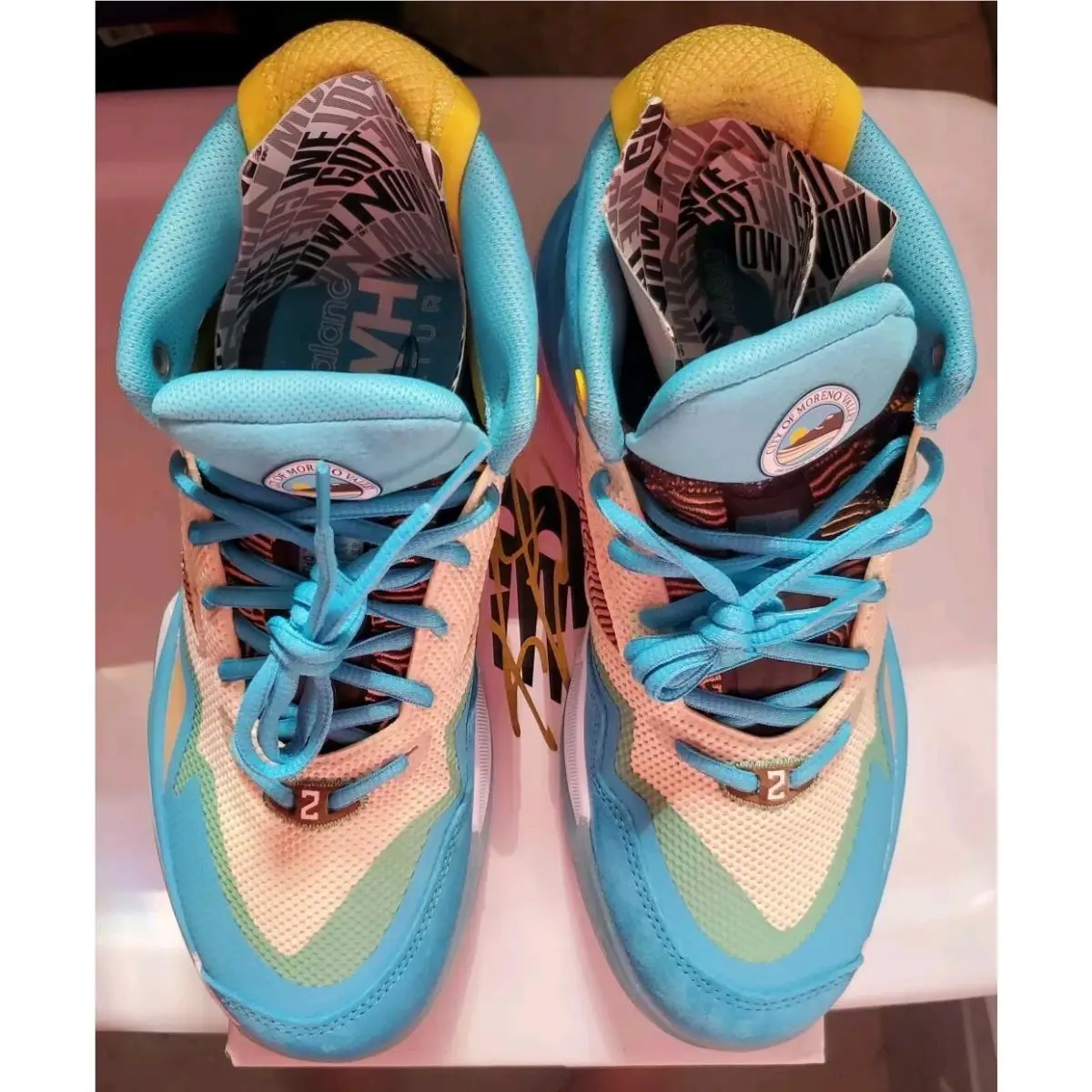 New Balance shoes - New Balance KAWHI - KAWHI - BBKLSWB1 - Blue, Manufacturer: Bayside/Citra Yellow 0