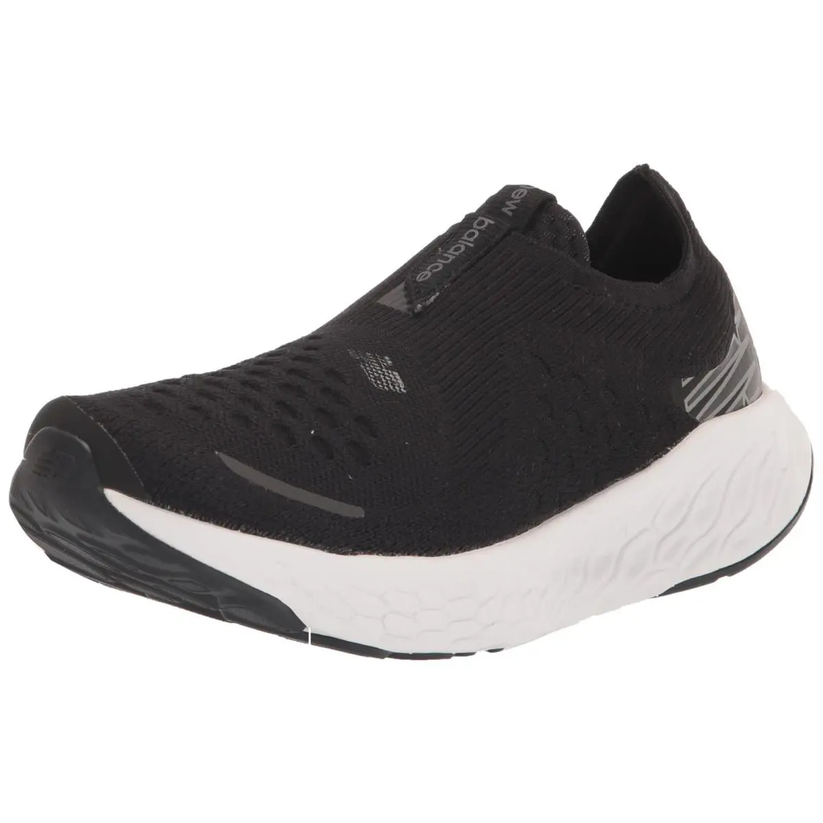 New Balance Women Fresh Foam X 1080 Unlaced V1 Running Shoe Black/white 5.5 Wide - Black/White