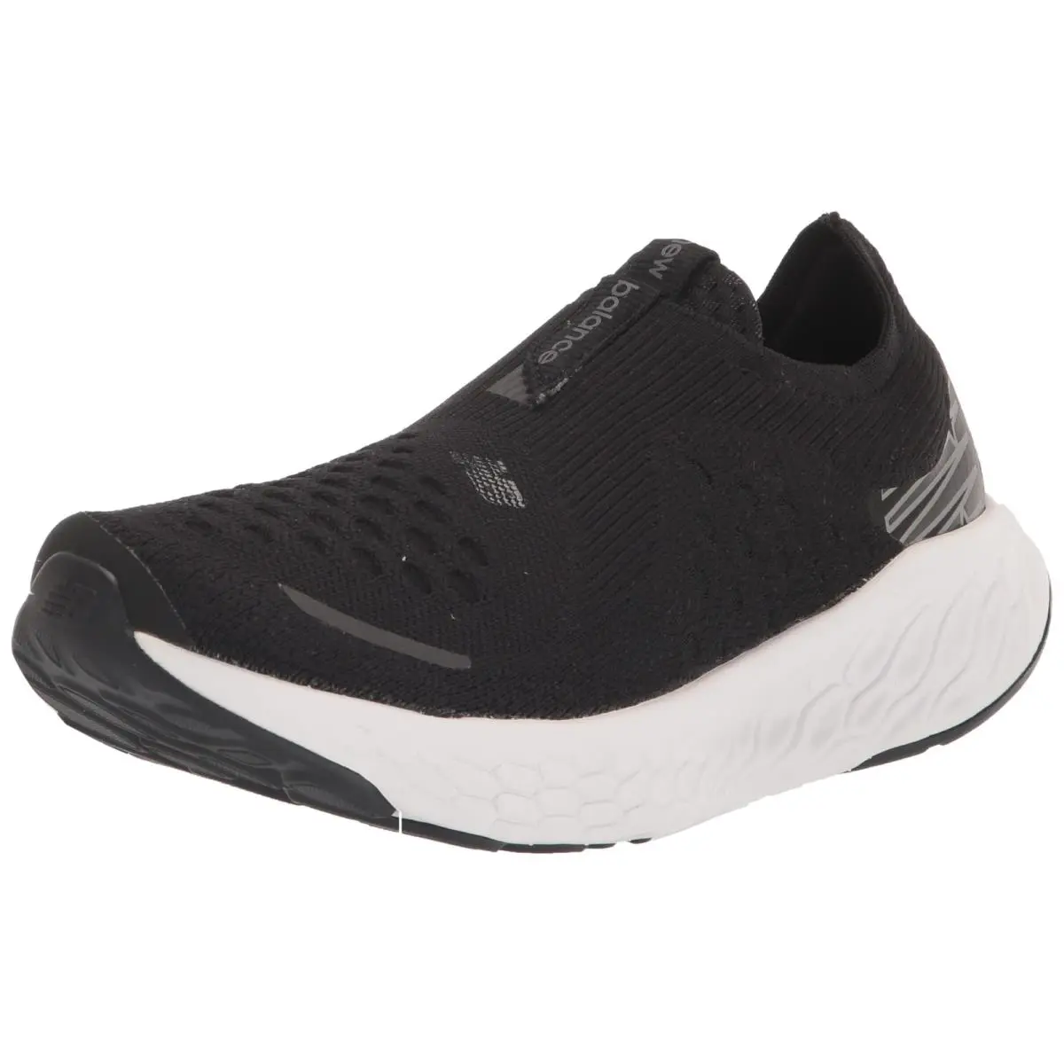 New Balance Women`s Fresh Foam X 1080 Unlaced V1 Running Shoe Black/white 5 Wide