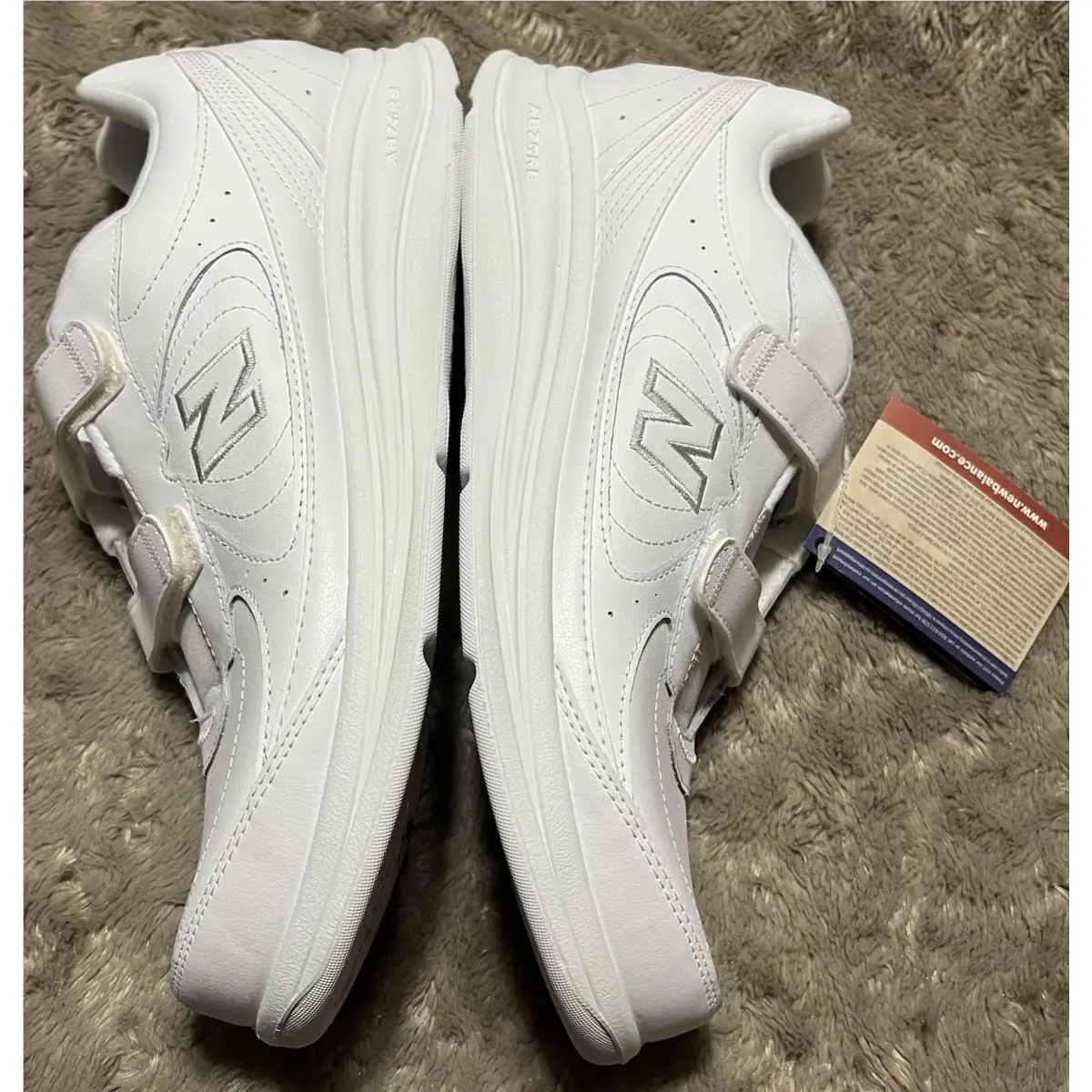 New Balance shoes - New Balance 577 Hook & Loop Walking Sneaker Shoes MW577VW - MW577VW - White (UPC: 0401000598595) 11