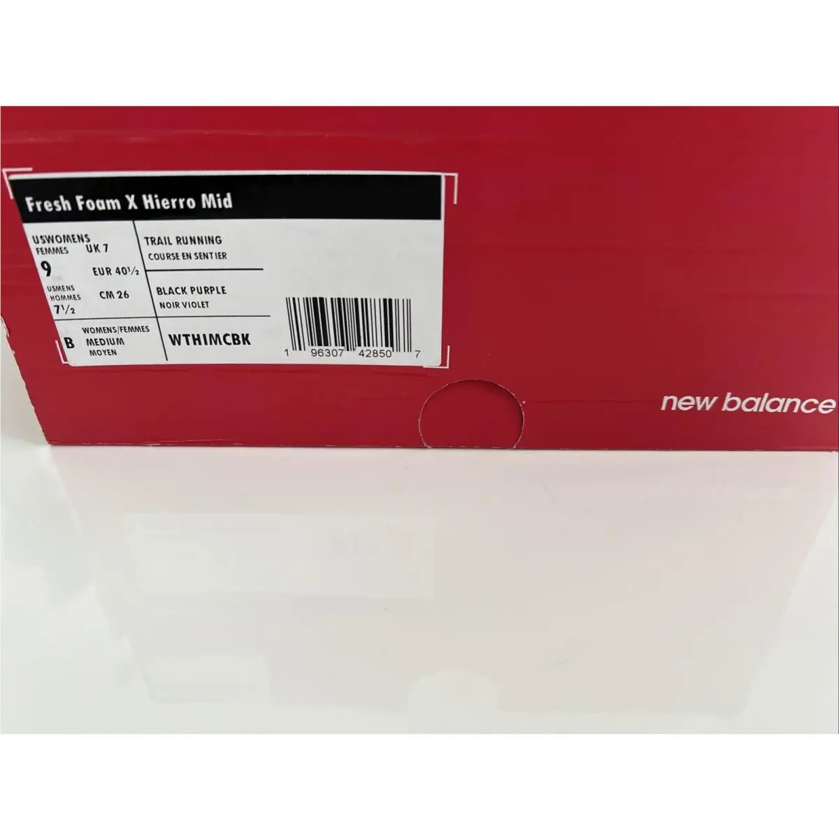 New Balance shoes - New Balance Fresh Foam - Fresh Foam - WTHIMCBK - Black/Raisin (UPC: 196307428644) 6