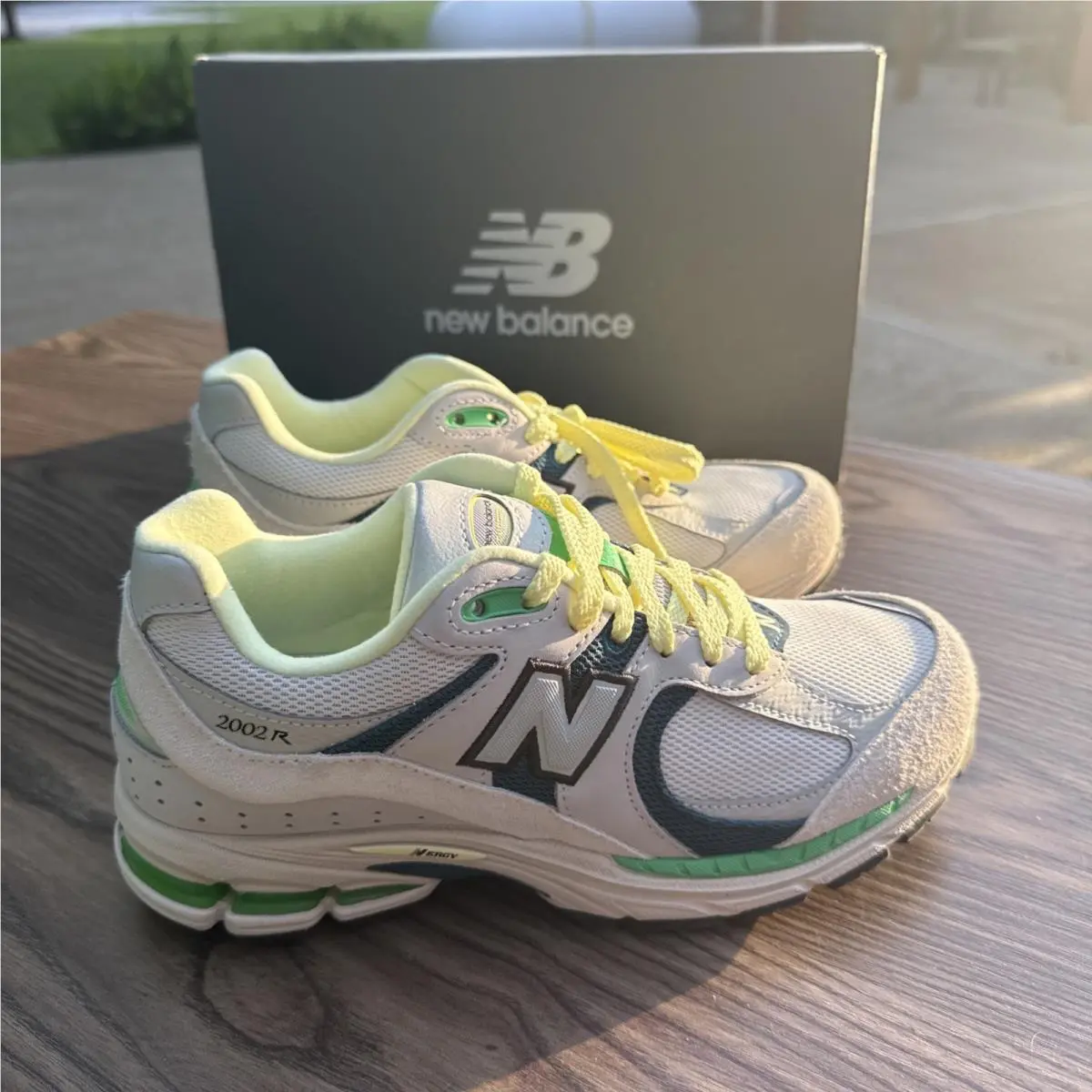 New Balance 2002R M2002RTA Women`s 7 Men 5.5 Grey Green Suede Running Shoes New - Grey Green