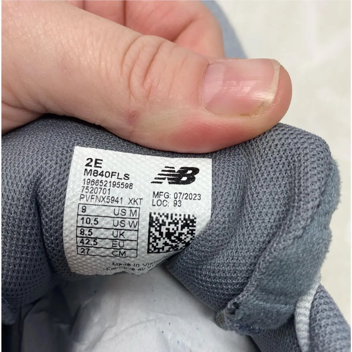 New Balance shoes - New Balance Fresh Foam X 840 - M840FLS - Gray 6